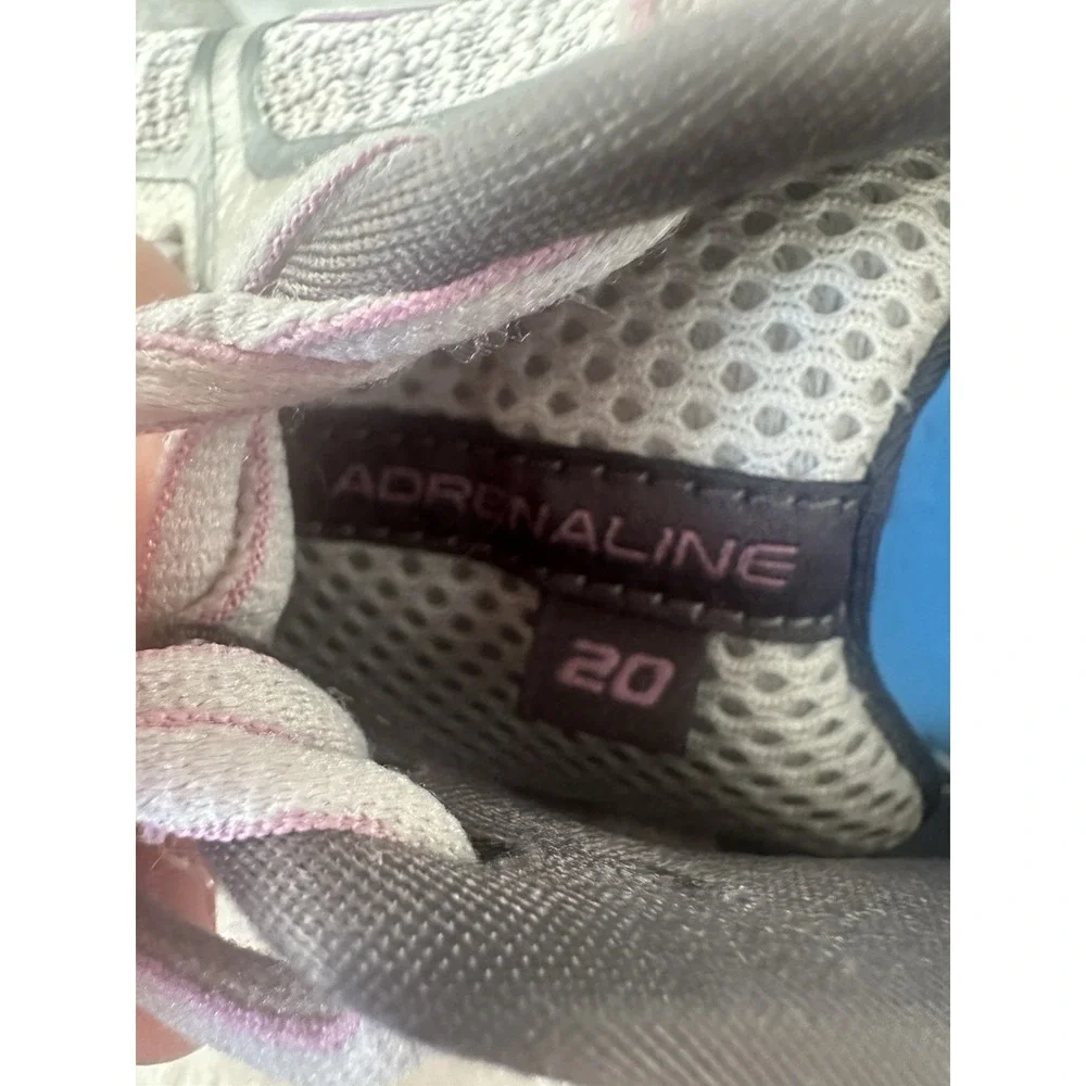 Brooks Adrenaline GTS 20 Womens 7.5 Running Shoes Grey 1202961B030 No Insoles - Picture 11 of 12